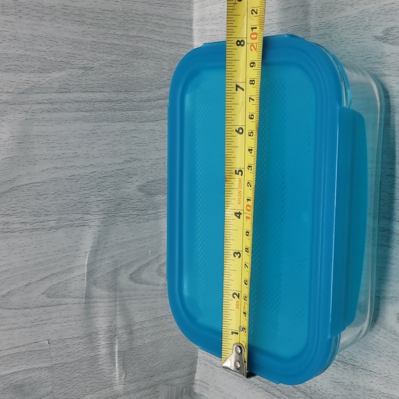 Tupperware Premiaglass Containor 1L Peacock New - Picture 5 of 14